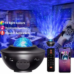 Buy ATTACHMENT DETAILS Led-Star-Ocean-Wave-Projector-Night-Light-Galaxy-Starry-Sky-Night-Projecto